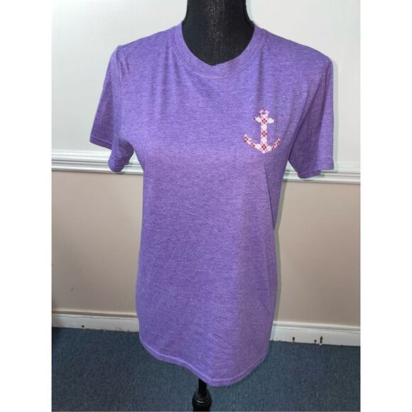 Myrtle Beach, South Carolina Purple Gildan Softstyle Short Sleeve Tee - Picture 1 of 5